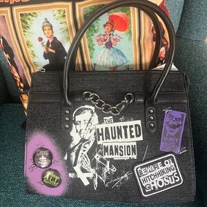 NWT - Disney Parks Loungefly The Haunted Mansion Crossbody Purse